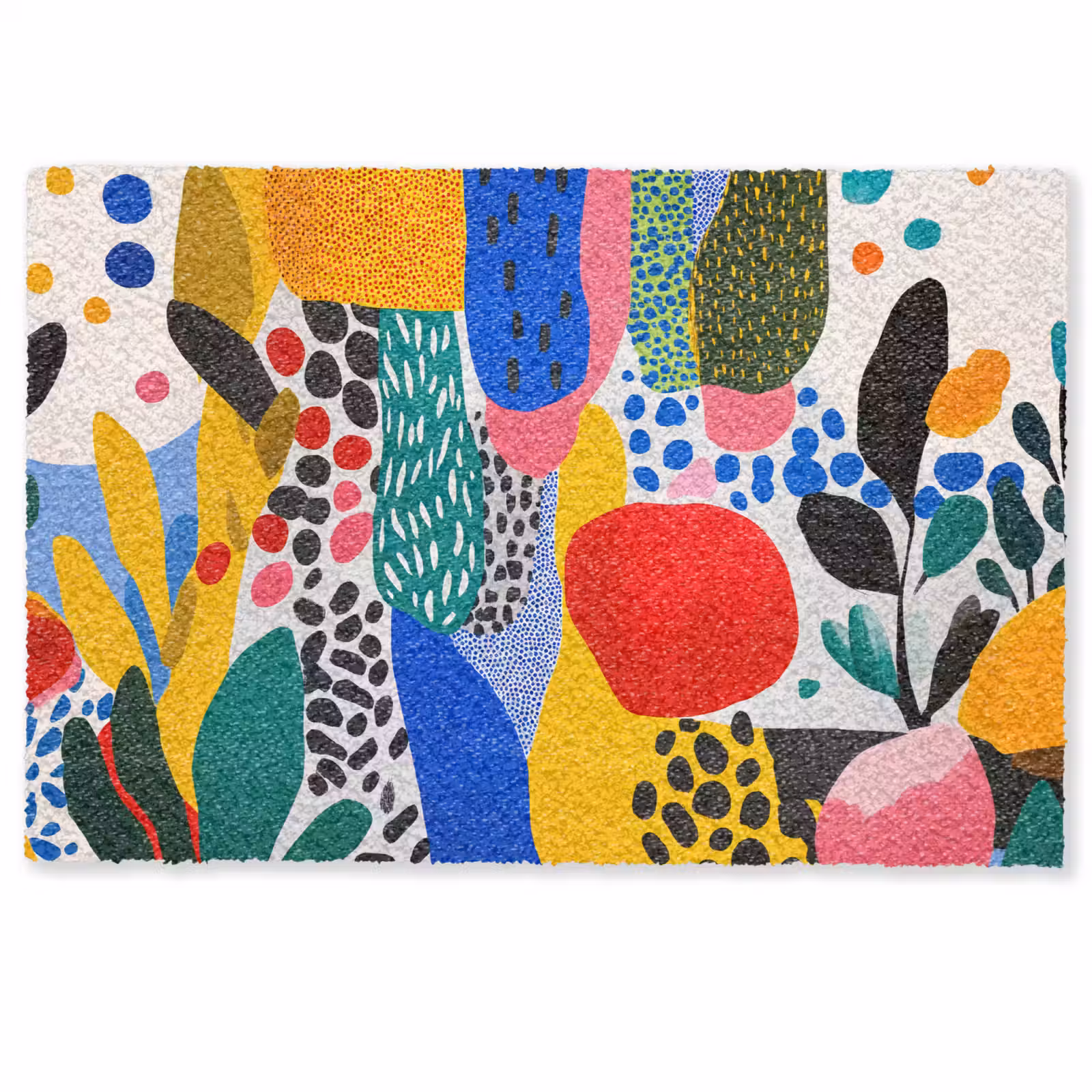 Deurmat - Stippen - Vormen - Modern - Kleuren — 1