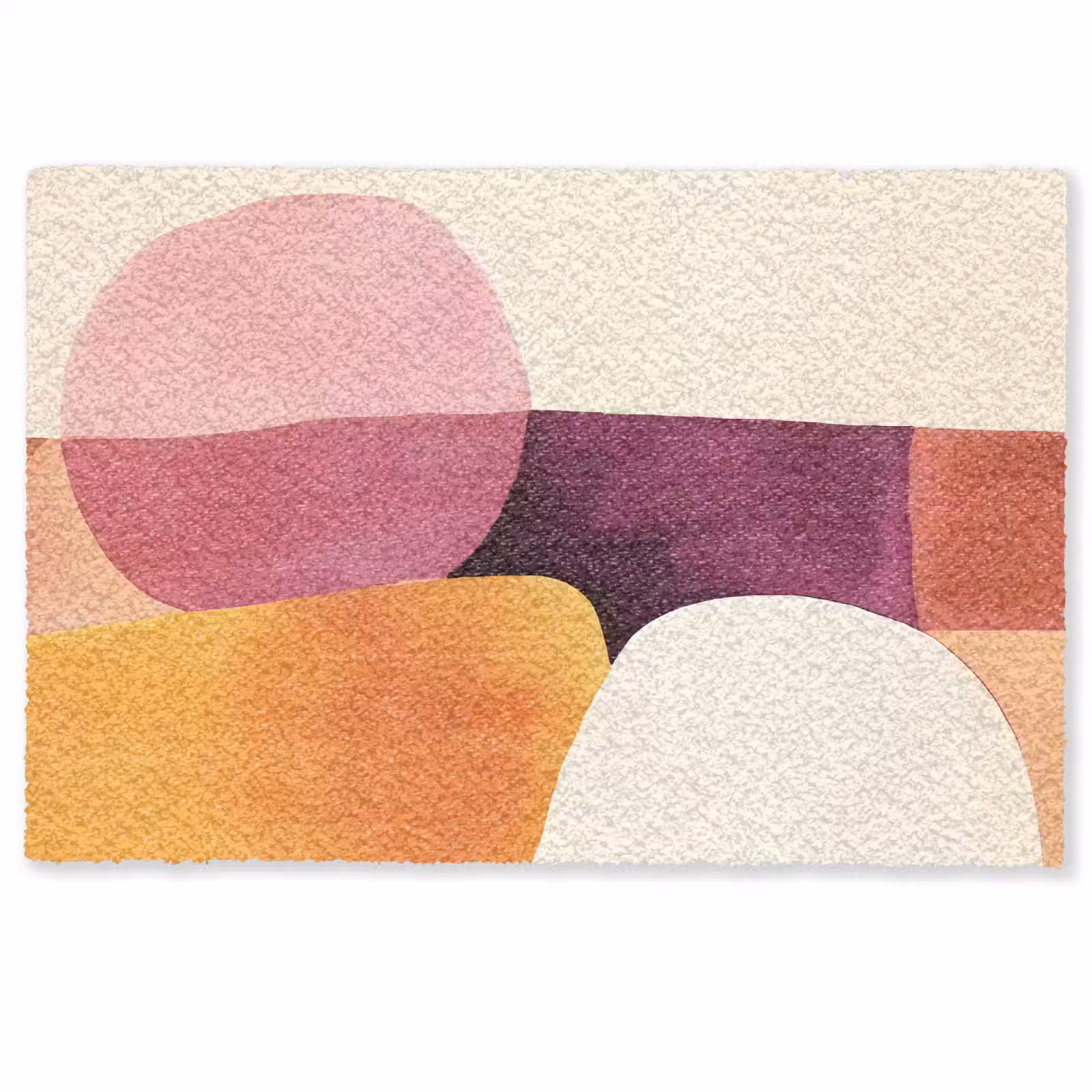 Deurmat - Vormen - Abstract - Kleurrijk — 1
