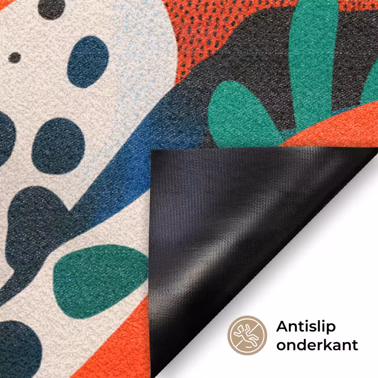 Deurmat - Abstract - Planten - Vormen - Kleurrijk — 6