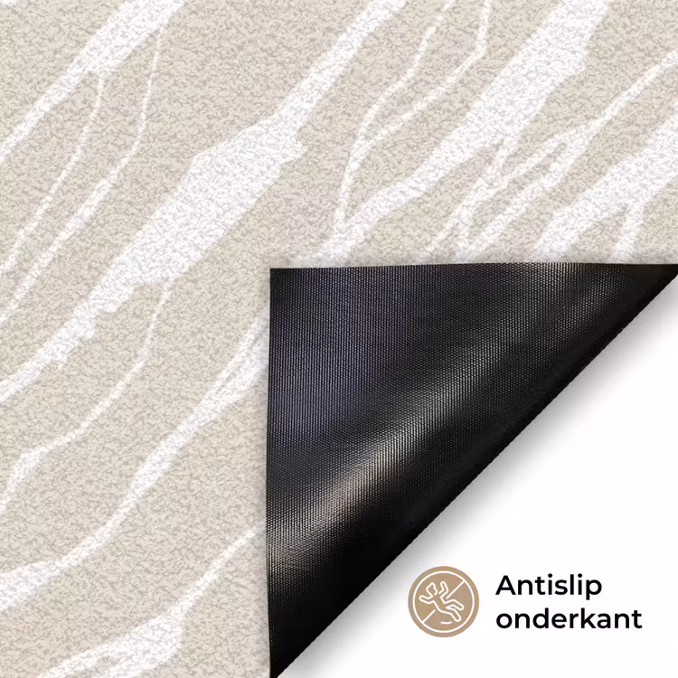 Deurmat - Beige - Wit - Patroon - Structuur — 6