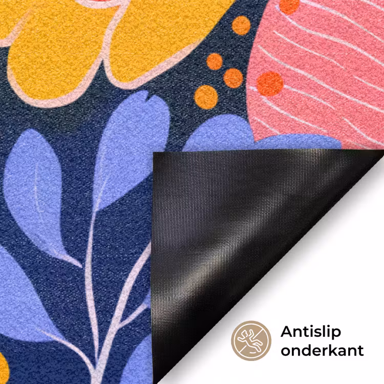 Deurmat - Kleurrijk - Bloemen - Abstract - Stippen — 6