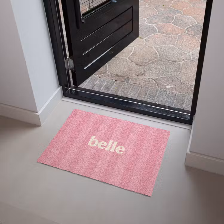 Deurmat - Roze - Gestreept - Belle — 4