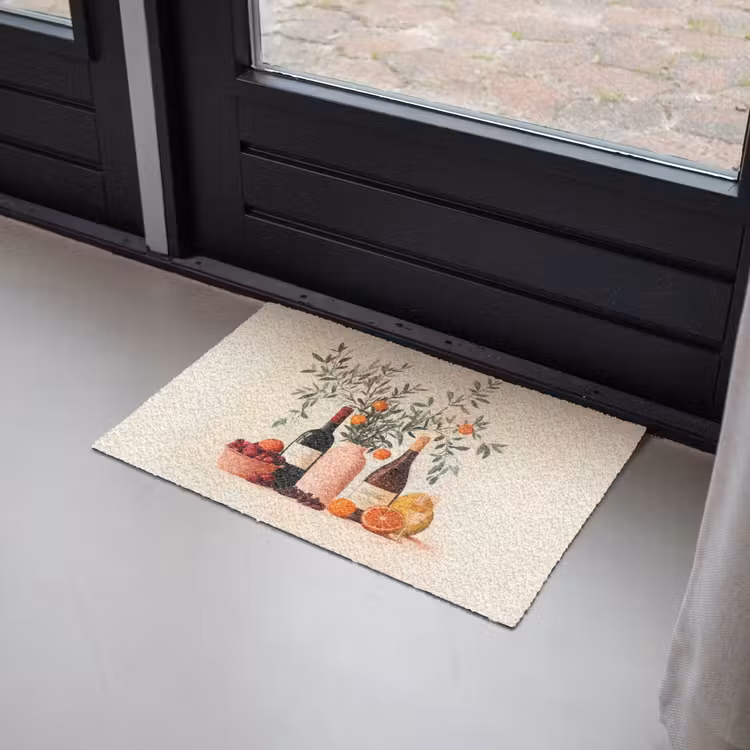 Deurmat - Wijnflessen - Takken - Sinaasappels — 2