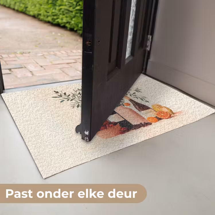 Deurmat - Wijnflessen - Takken - Sinaasappels — 7