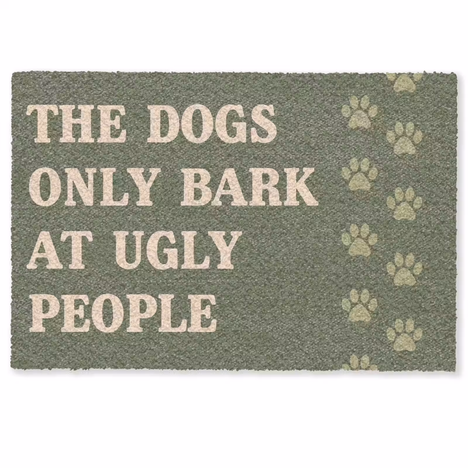Deurmat - Green - Animal - Quote — 1