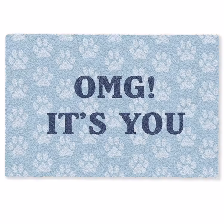 Deurmat - Animal - Blue - Quote — 1