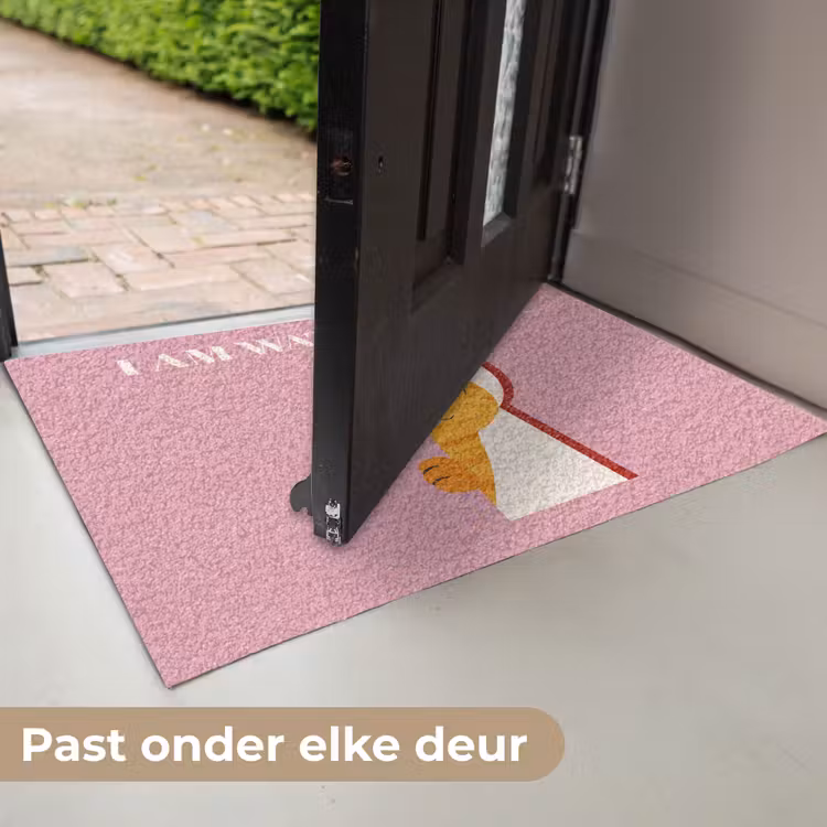 Deurmat - Cat - Quote - Pink — 7