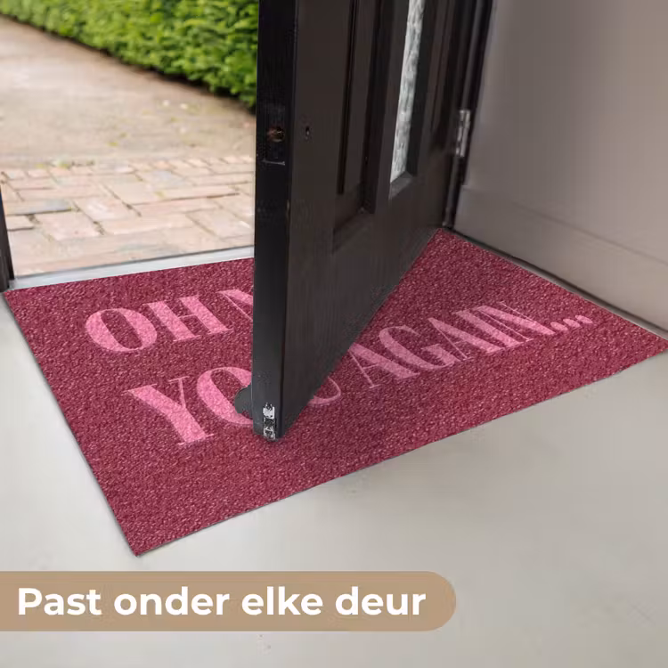 Deurmat - Quote - Bordeauxrood — 7