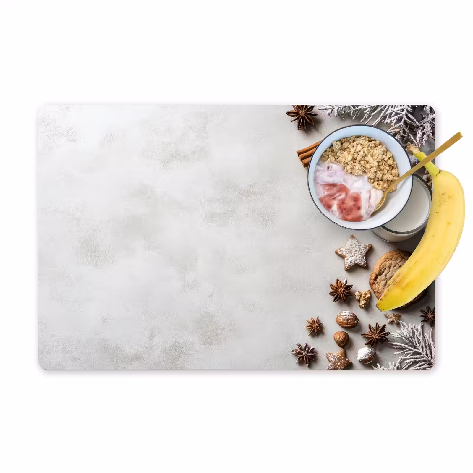 Placemat - 6 stuks - Bakken - Kaneel - Licht - Winter — 1