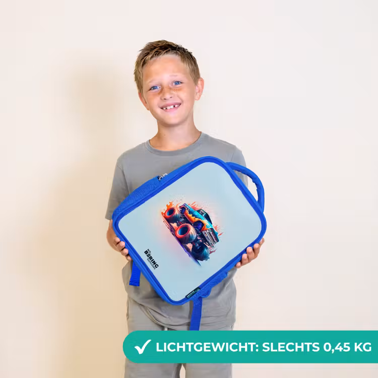 Kinderrugzak - Blauw - Fierce Wheels — 2
