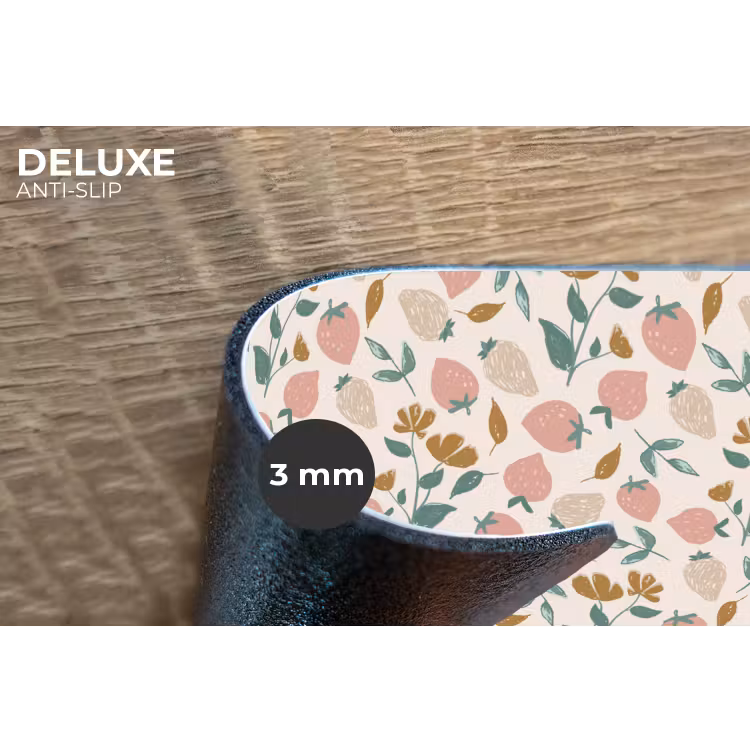 Placemat - 6 stuks - Aardbei - Fruit - Roze - Kinderen - Planten — 4