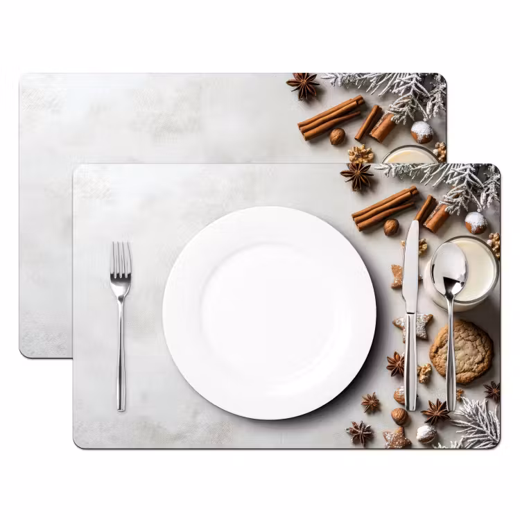 Placemat - 6 stuks - Bakken - Kaneel - Licht - Winter — 2