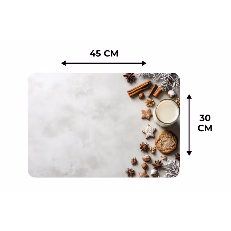 Placemat - 6 stuks - Bakken - Kaneel - Licht - Winter — 3