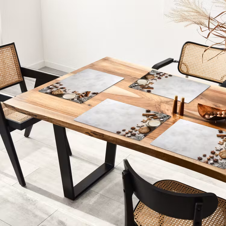 Placemat - 6 stuks - Bakken - Kaneel - Licht - Winter — 5