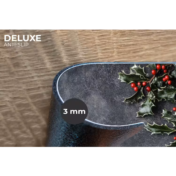 Placemat - 6 stuks - Christmas - Takken - Winter - Rood — 4