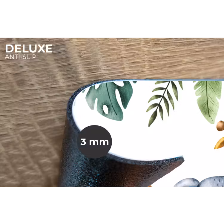 Placemat - 6 stuks - Dieren - Watercolor - Jungle - Bladeren - Kind — 4