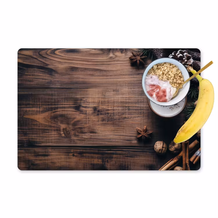 Placemat - 6 stuks - Hout - Landelijk - Warm - Natuur — 1