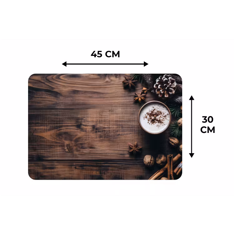 Placemat - 6 stuks - Hout - Landelijk - Warm - Natuur — 3