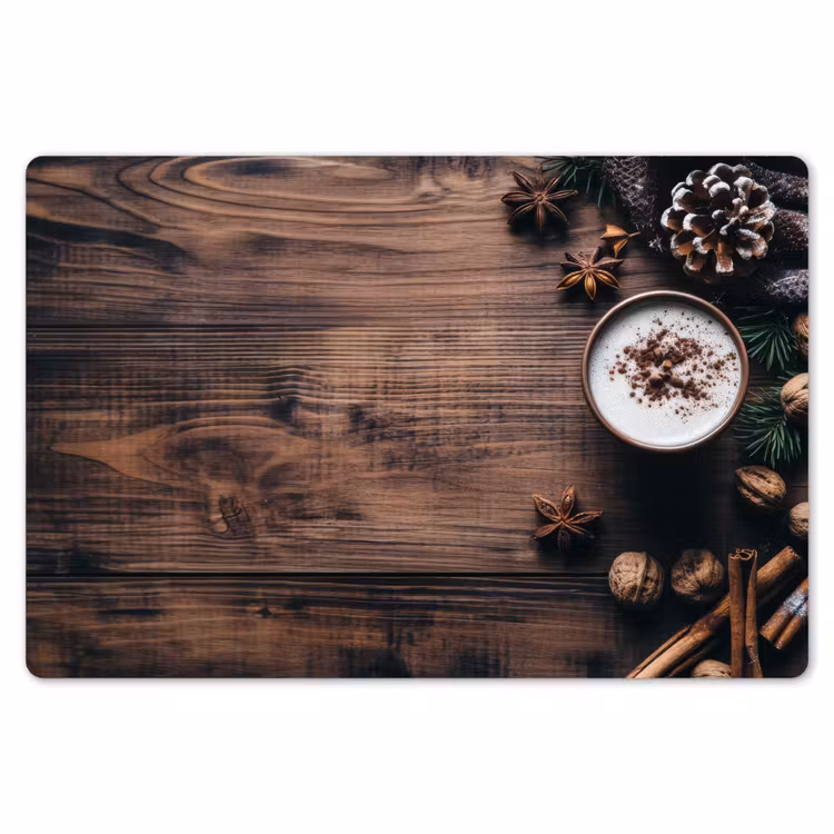 Placemat - 6 stuks - Hout - Landelijk - Warm - Natuur — 7