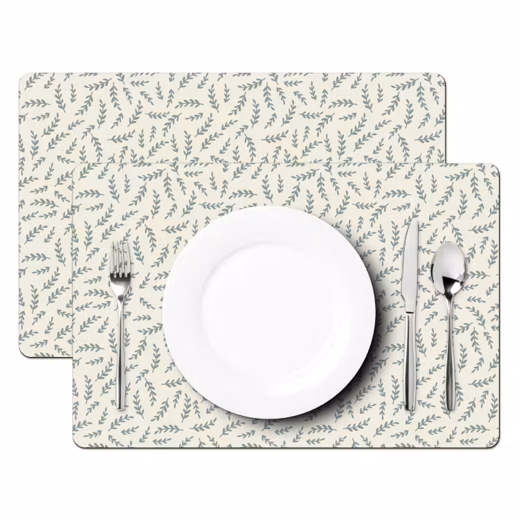 Placemat - 6 stuks - Planten - Kind - Patroon — 2