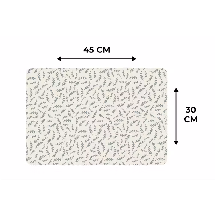 Placemat - 6 stuks - Planten - Kind - Patroon — 3