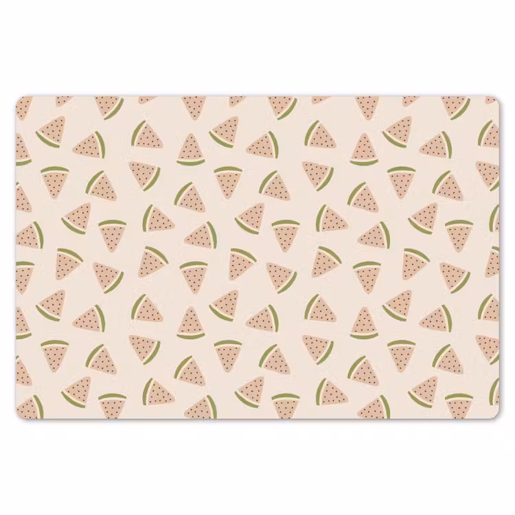 Placemat - 6 stuks - Watermeloen - Fruit - Kinderen - Pastel - Patronen — 7