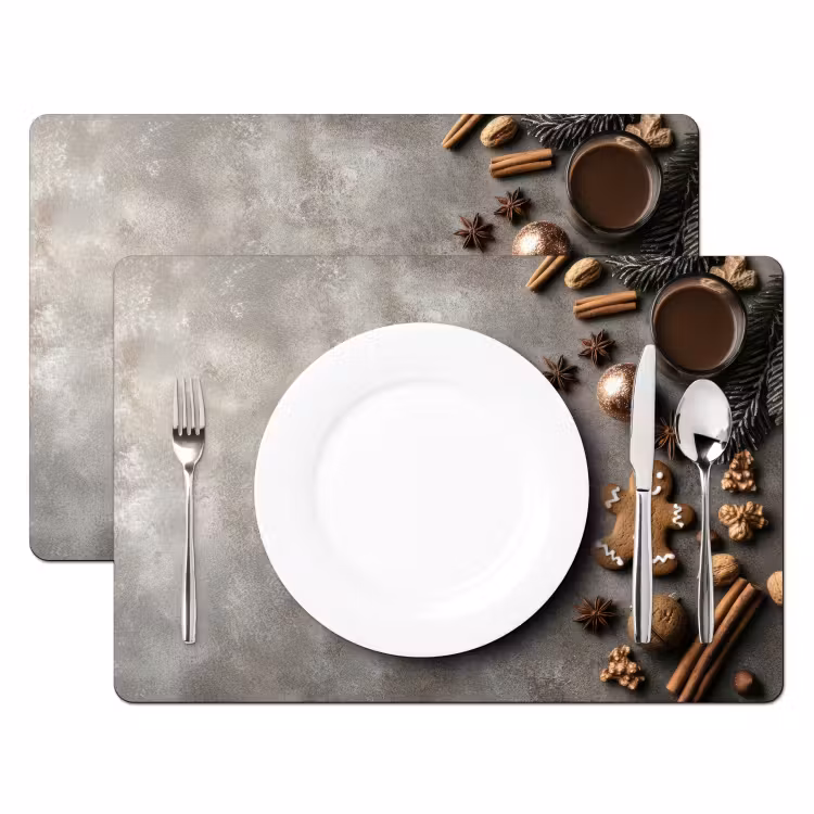 Placemat - 6 stuks - Winter - Kerst - Warm - Eten — 2
