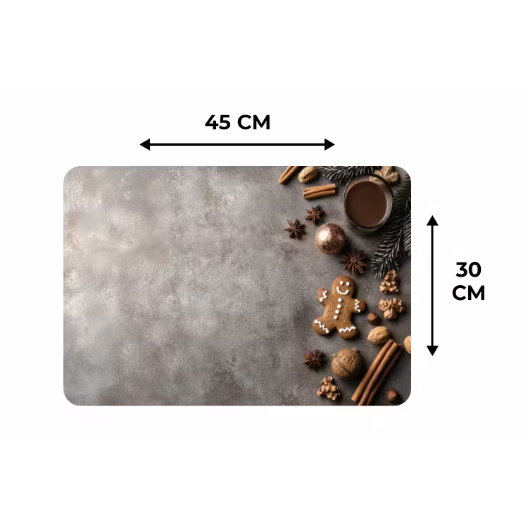 Placemat - 6 stuks - Winter - Kerst - Warm - Eten — 3