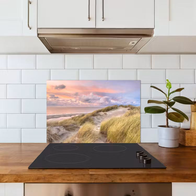 Spatscherm keuken - Strand - Zee - Duin - Zonsondergang — 6