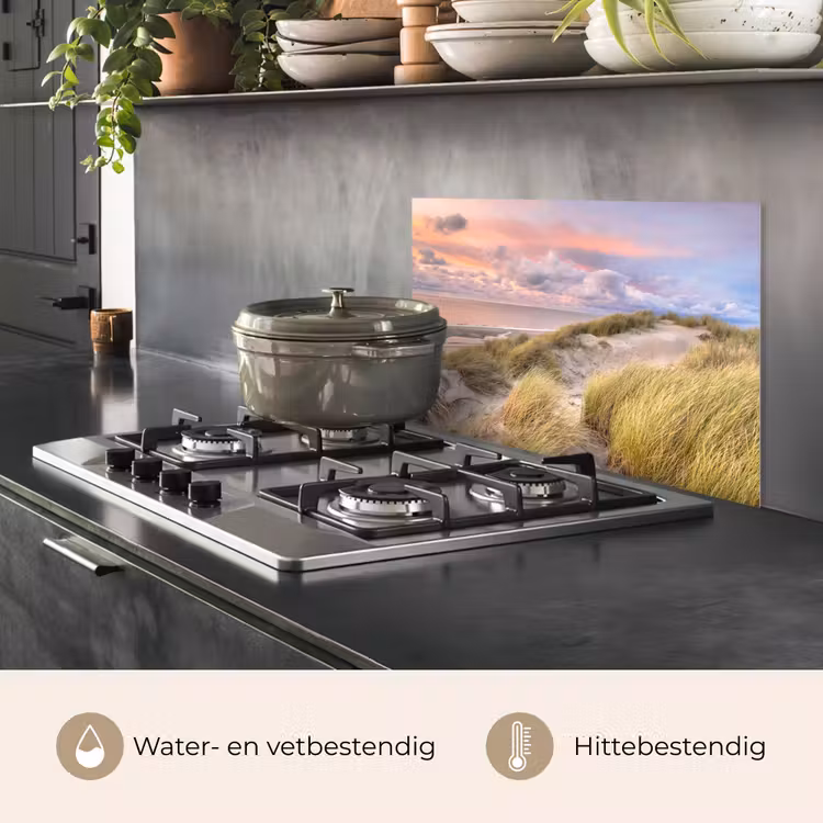 Spatscherm keuken - Strand - Zee - Duin - Zonsondergang — 7
