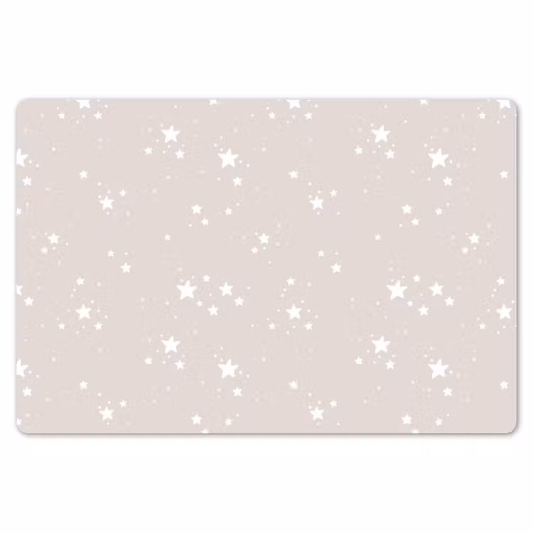 Placemat - 6 stuks - Sterren - Beige - Wit - Patronen — 7