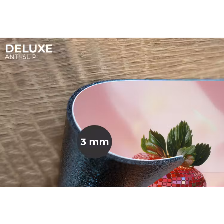 Placemat - 6 stuks - Disco - Fruit - Glitter - Strawberry — 4