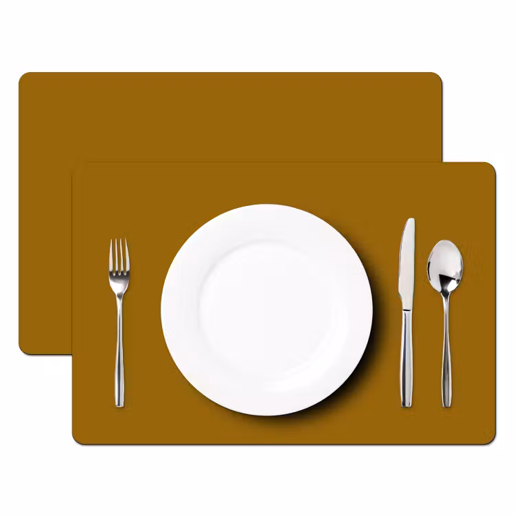 Placemat - 6 stuks - Goud - Luxe - Interieur — 2