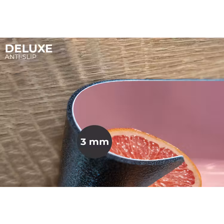 Placemat - 6 stuks - Grapefruit - Roze - Disco - Shiny — 4