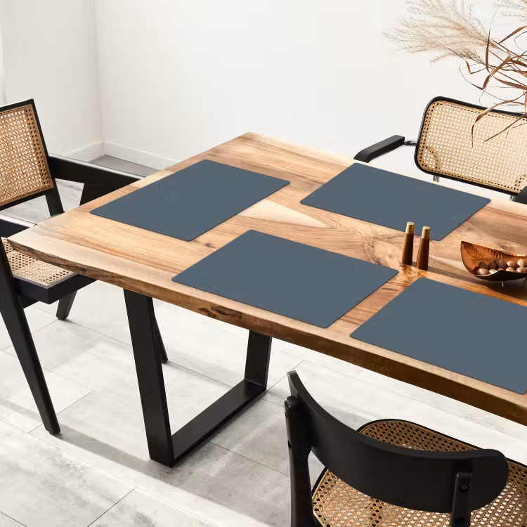 Placemat - 6 stuks - Kleuren - Blauw - Interieur — 5