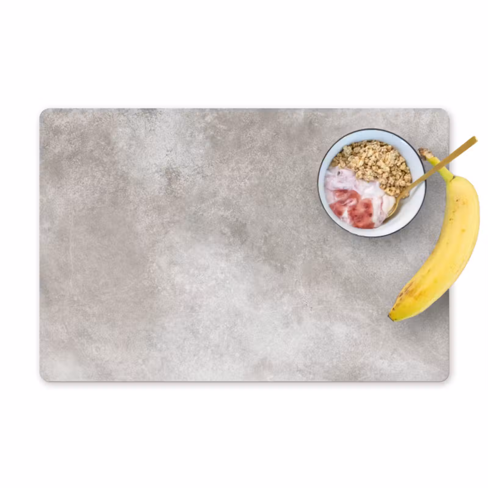 Placemat - 6 stuks - Beton - Grijs — 1