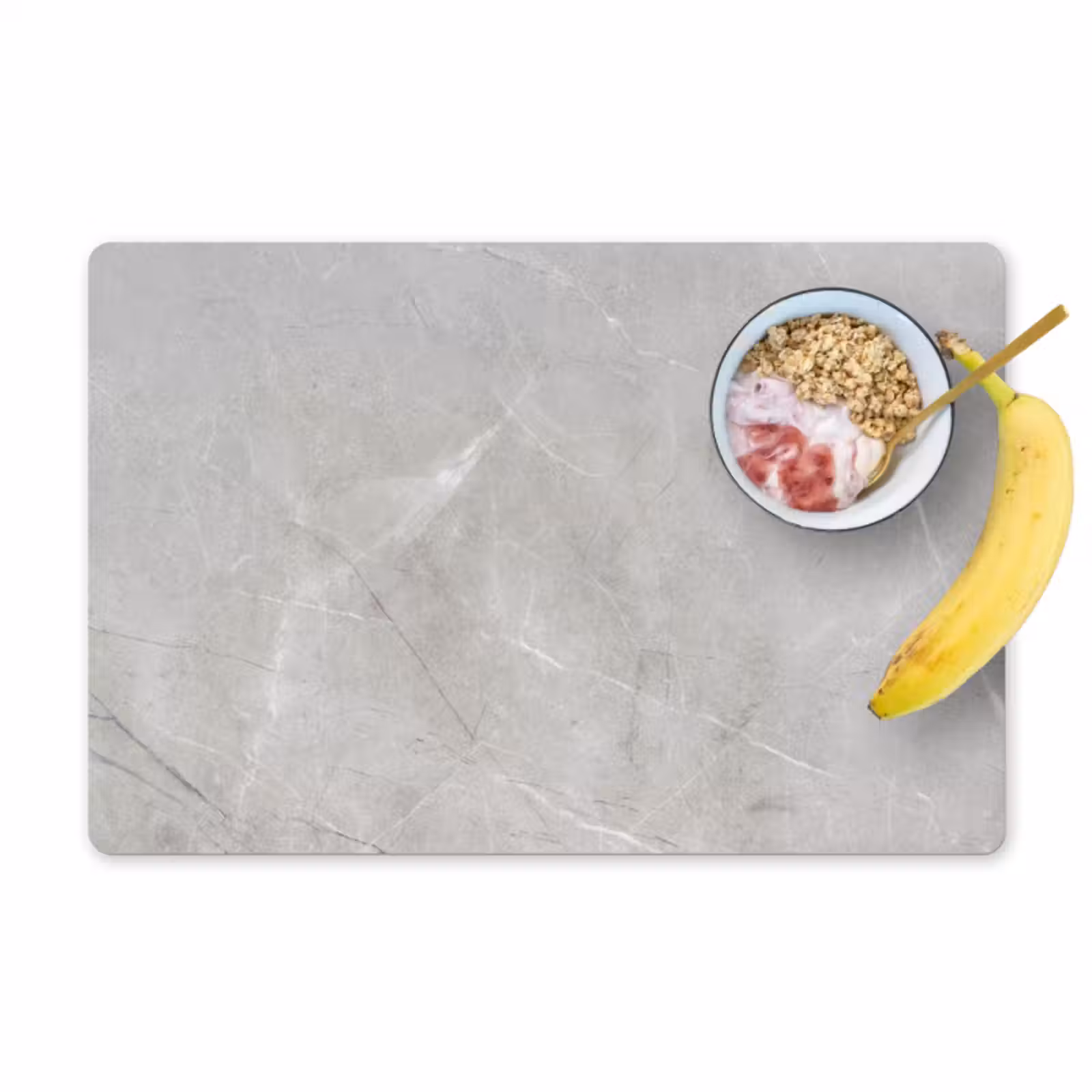 Placemat - 6 stuks - Grijs - Beton - Industrieel — 1