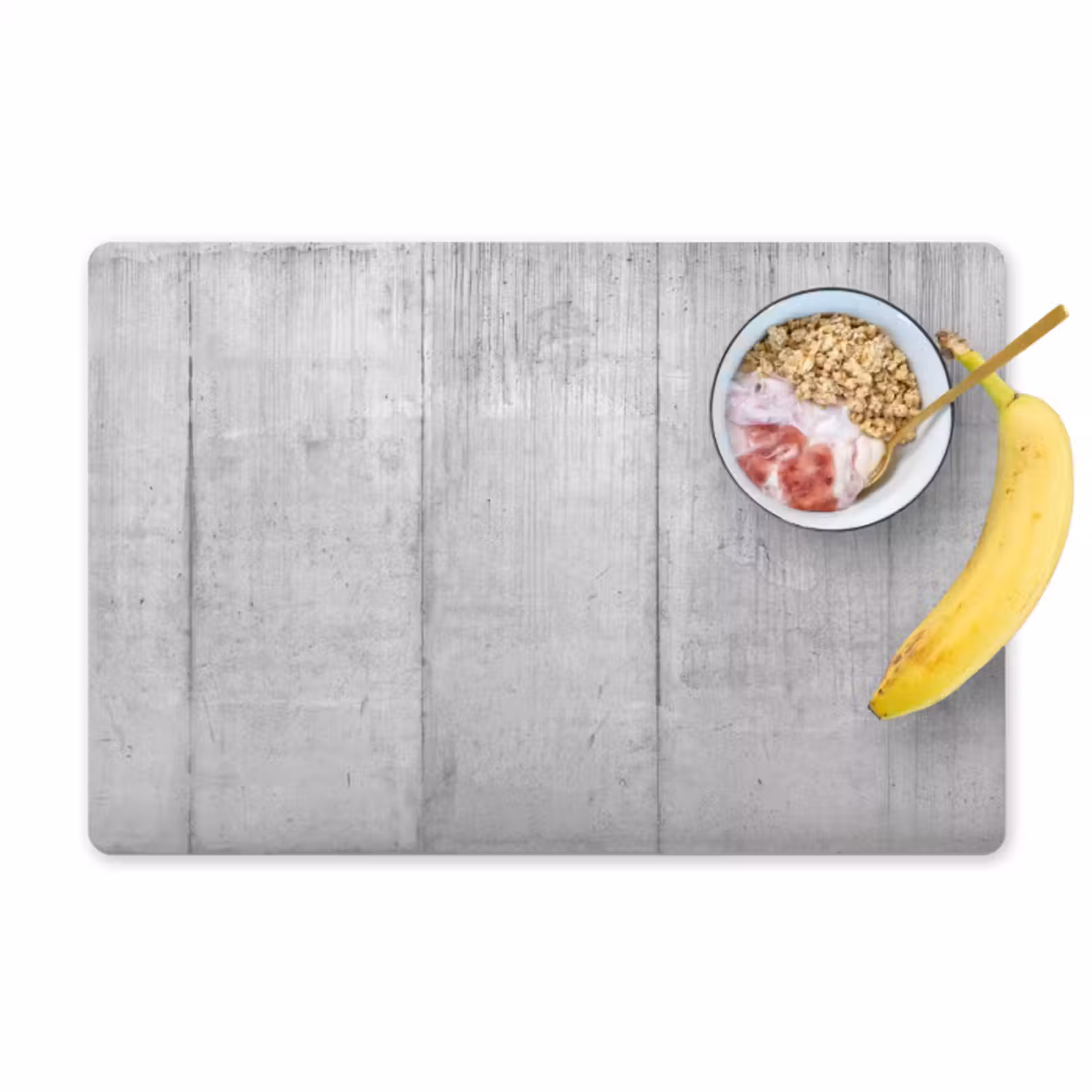 Placemat - 6 stuks - Grijs - Betonlook - Industrieel — 1