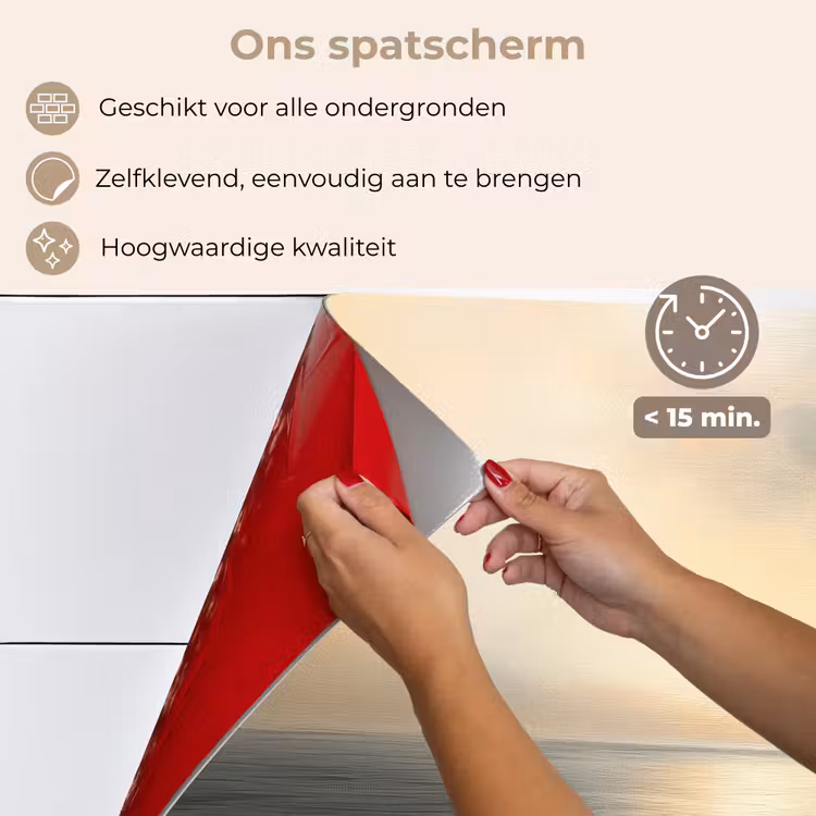 Spatscherm keuken - Zon - Horizon - Zee — 4