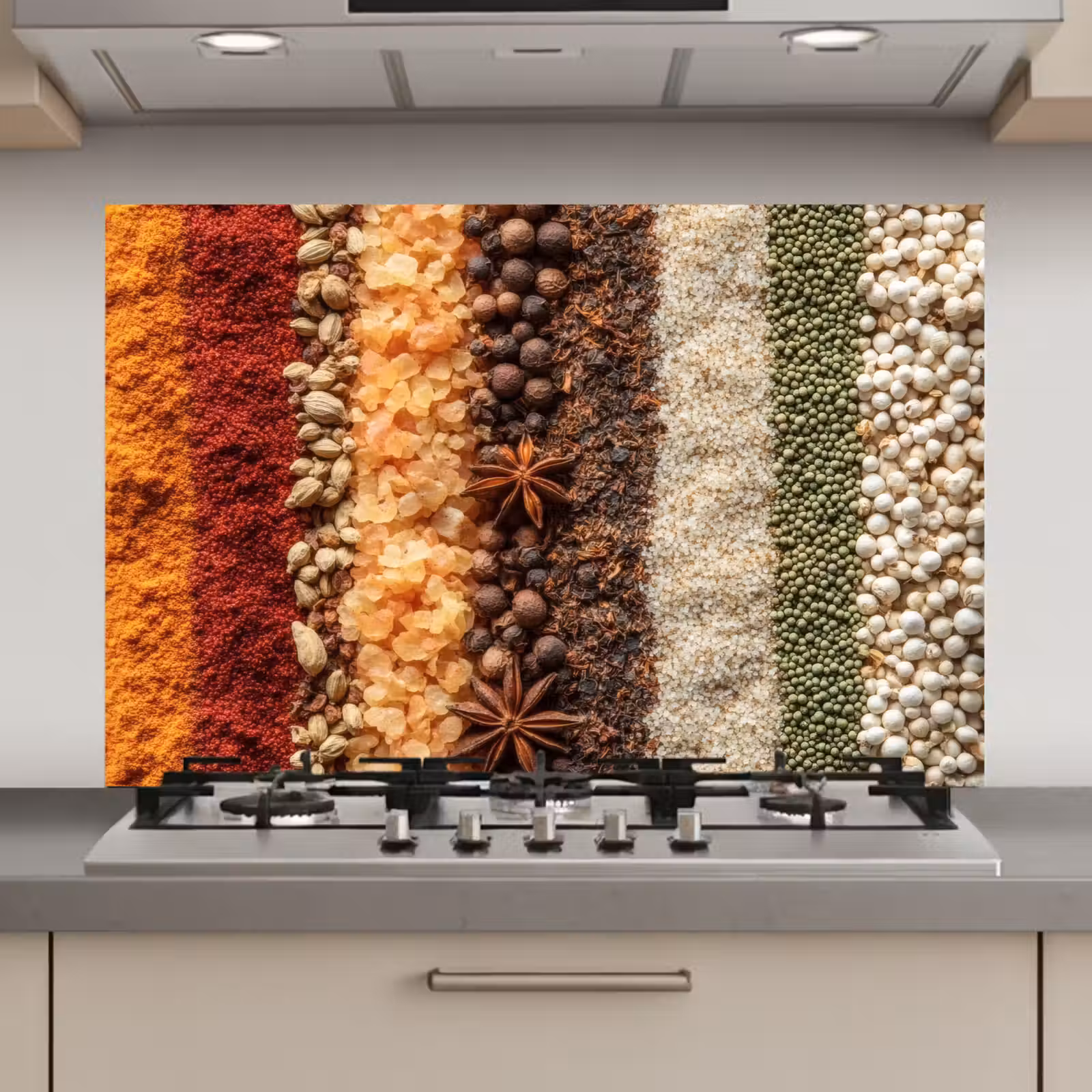 Spatscherm keuken - Banen - Verticaal - Kruiden - Variatie — 1