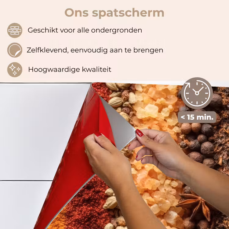 Spatscherm keuken - Banen - Verticaal - Kruiden - Variatie — 4