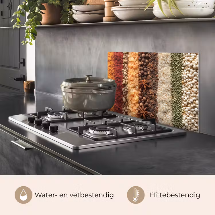 Spatscherm keuken - Banen - Verticaal - Kruiden - Variatie — 7
