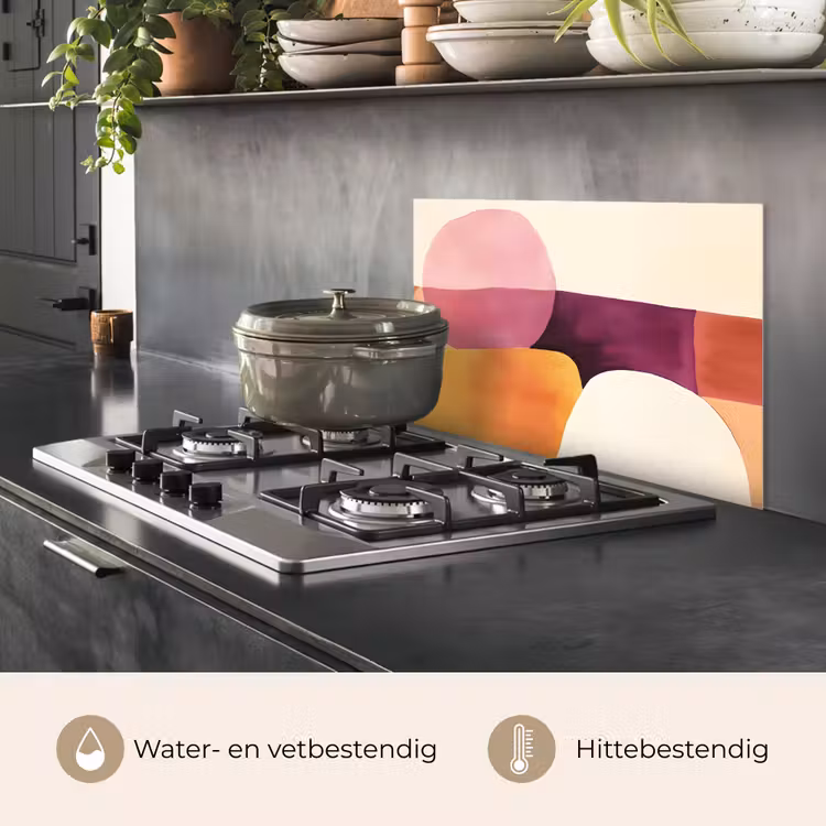 Spatscherm keuken - Vormen - Abstract - Kleurrijk — 7