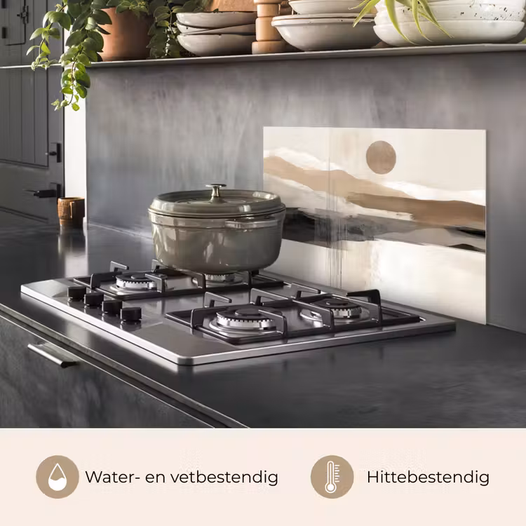 Spatscherm keuken - Minimalistisch - Landschap - Dimensie — 7