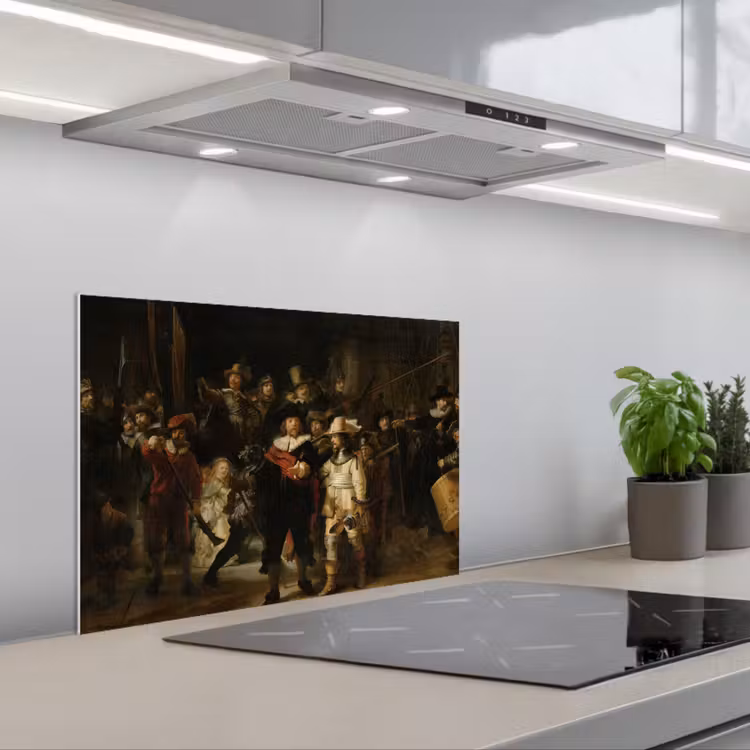 Spatscherm keuken - De Nachtwacht - Kunst - Oude meesters - Rembrandt — 5