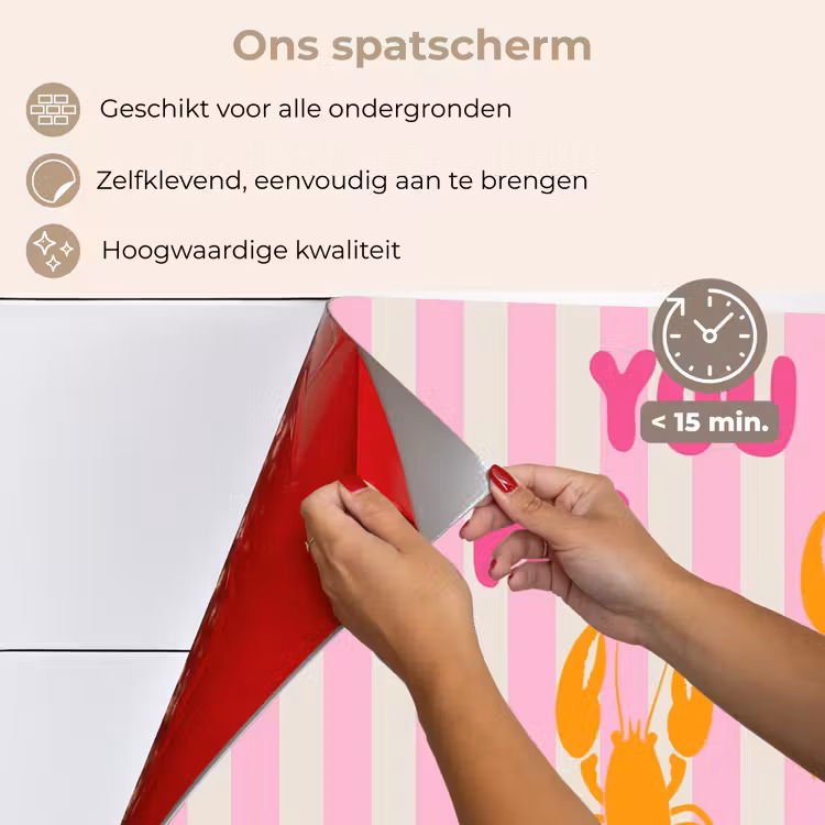 Keuken achterwand - Lobster - Love - Valentijn — 4