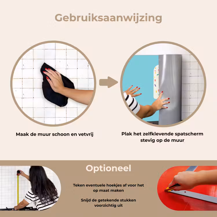 Spatscherm keuken - Ijsje - Stokje - Sprinkles - Lichtblauw — 8