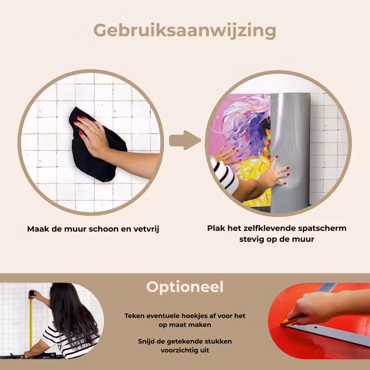 Spatscherm keuken - Zonnebril - Vrouw - Jas - Veren — 8