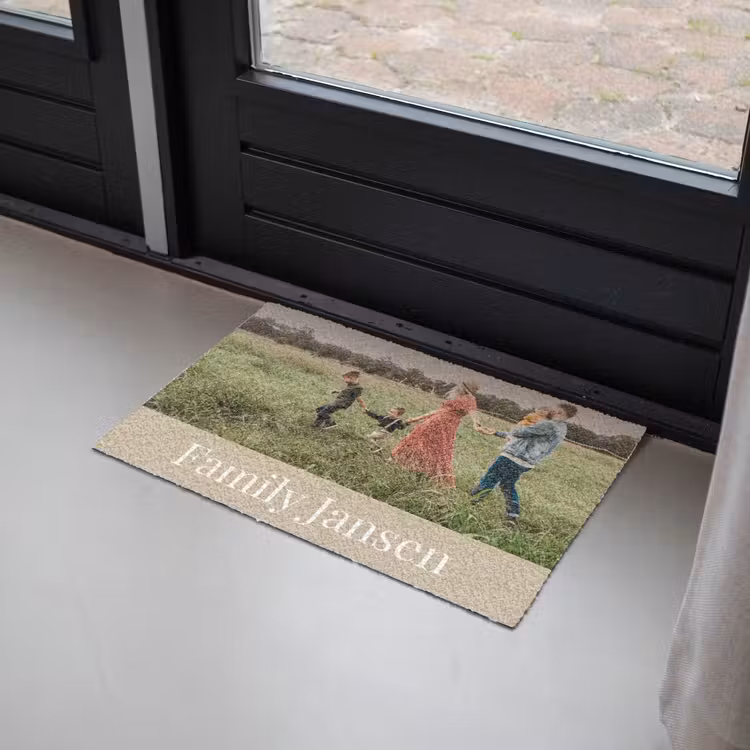 Gepersonaliseerde deurmat - Eigen - Foto - Balk - Onder — 2