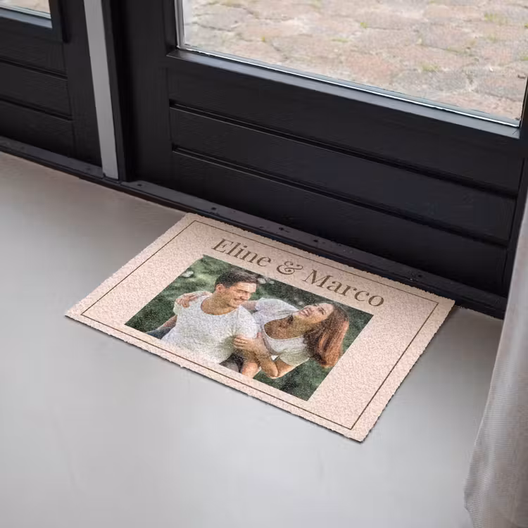 Gepersonaliseerde deurmat - Eigen - Foto - Rand — 2